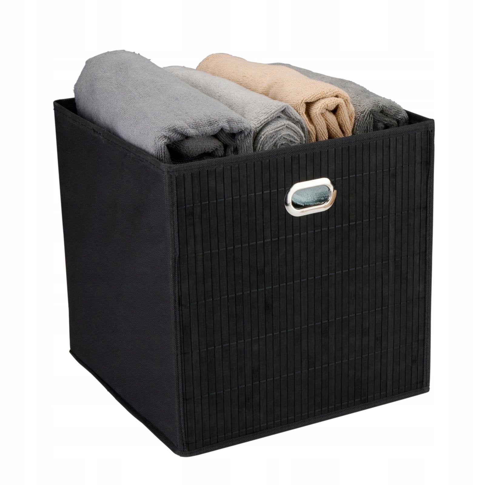 Closet Organizer Container STORAGE BOX 31x31x31cm BLACK Packaging status original