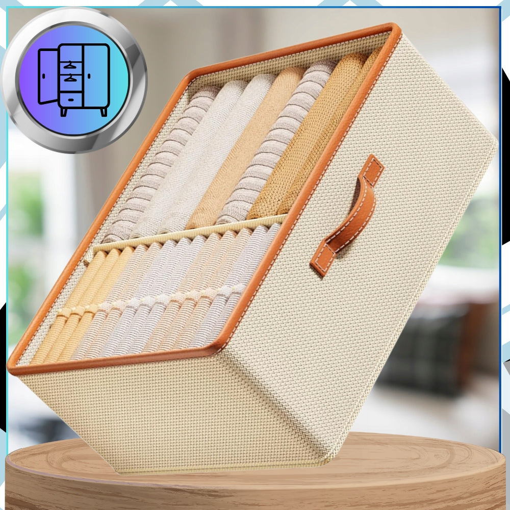 Clothes Cabinet Drawer Organizer Cabinet Insert Beige with Compartment Kind wardrobe organizer