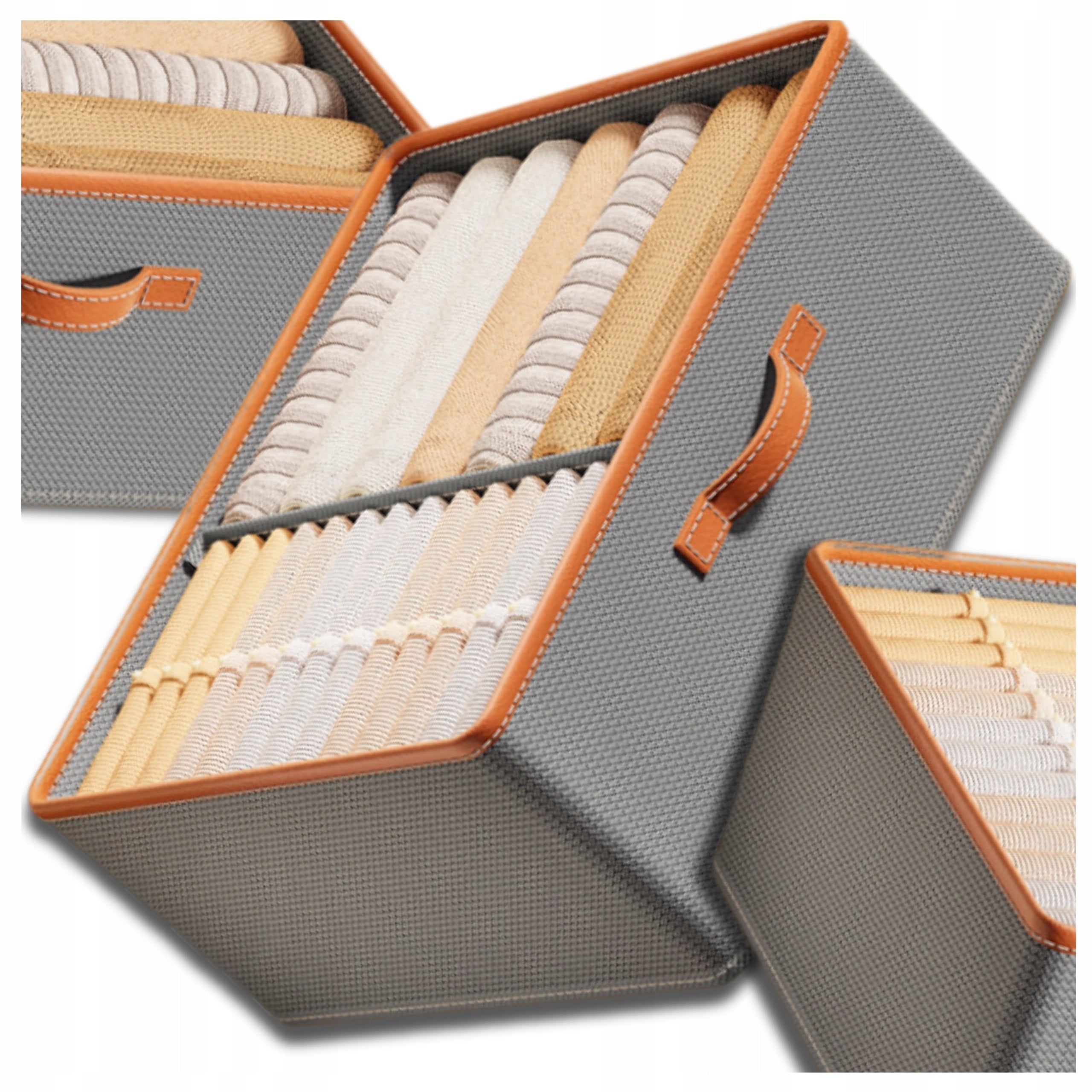 Clothes Cabinet Drawer Organizer Cabinet Insert with Compartments