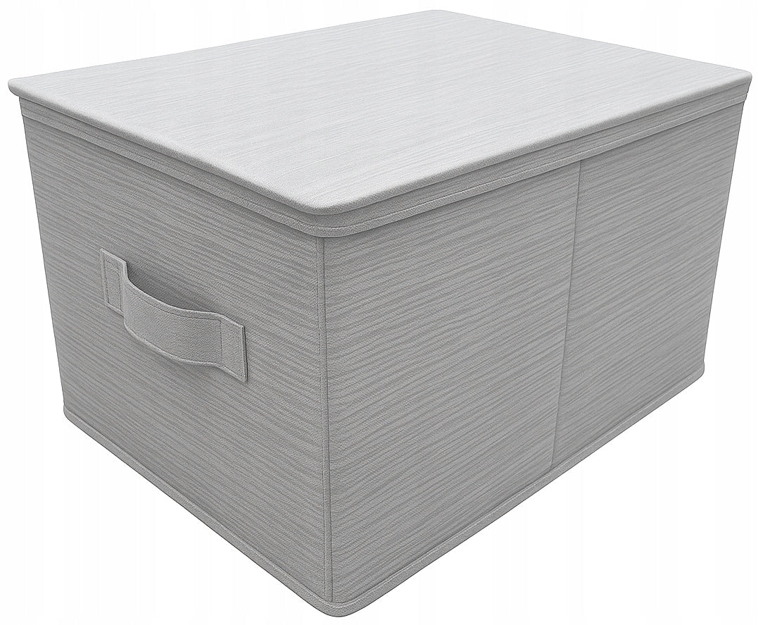 Clothes Closet Organizer Container 60l Lockable for Toys Color gray