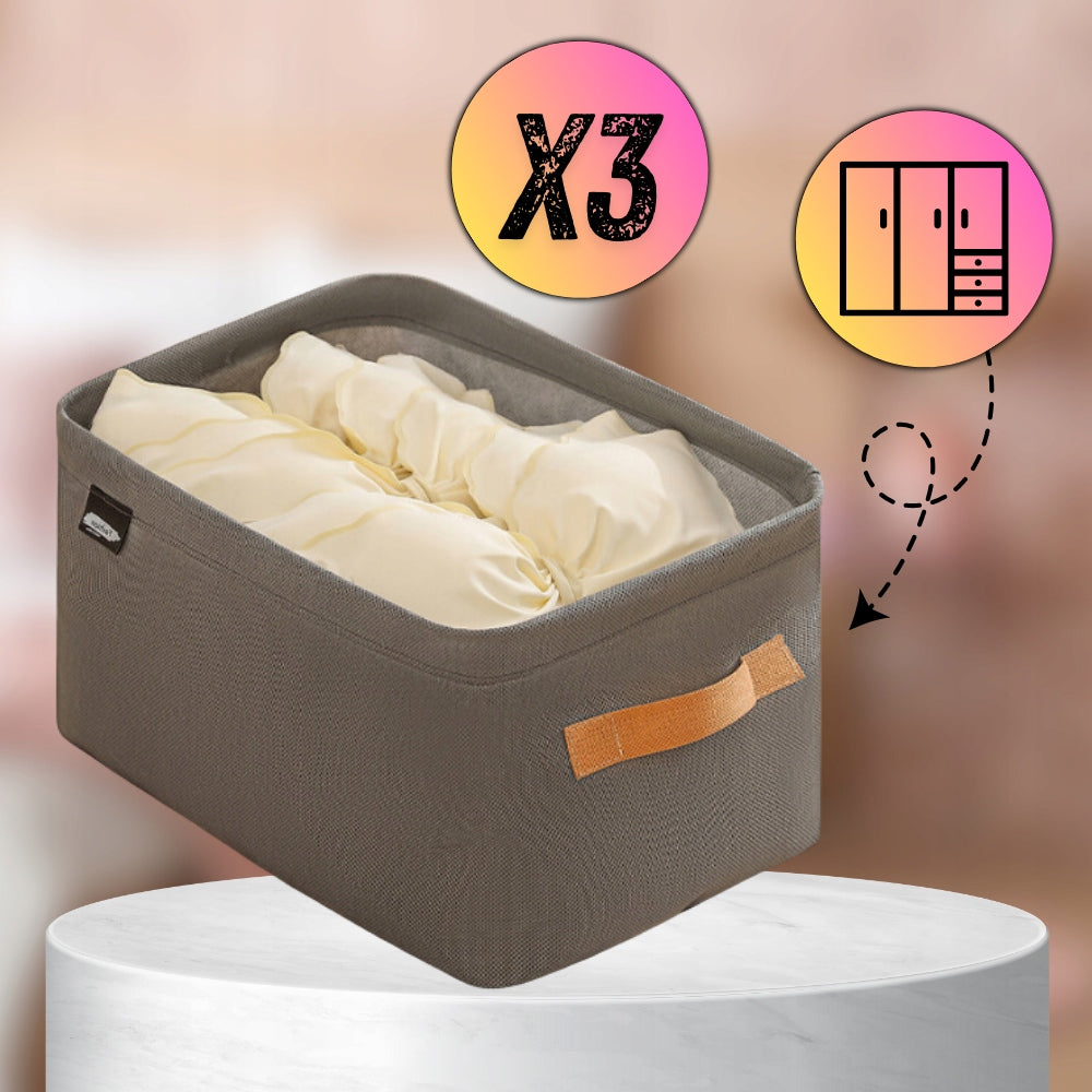 Clothes Organizer 3 Pcs Set Organizers Rigid For Cabinet Box Kind wardrobe organizer