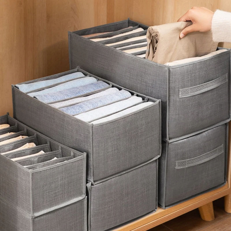 Clothes Organizer T-Shirts Compartment for Drawer Closet 7 Compartments Product weight with unit packaging 0.1 kg