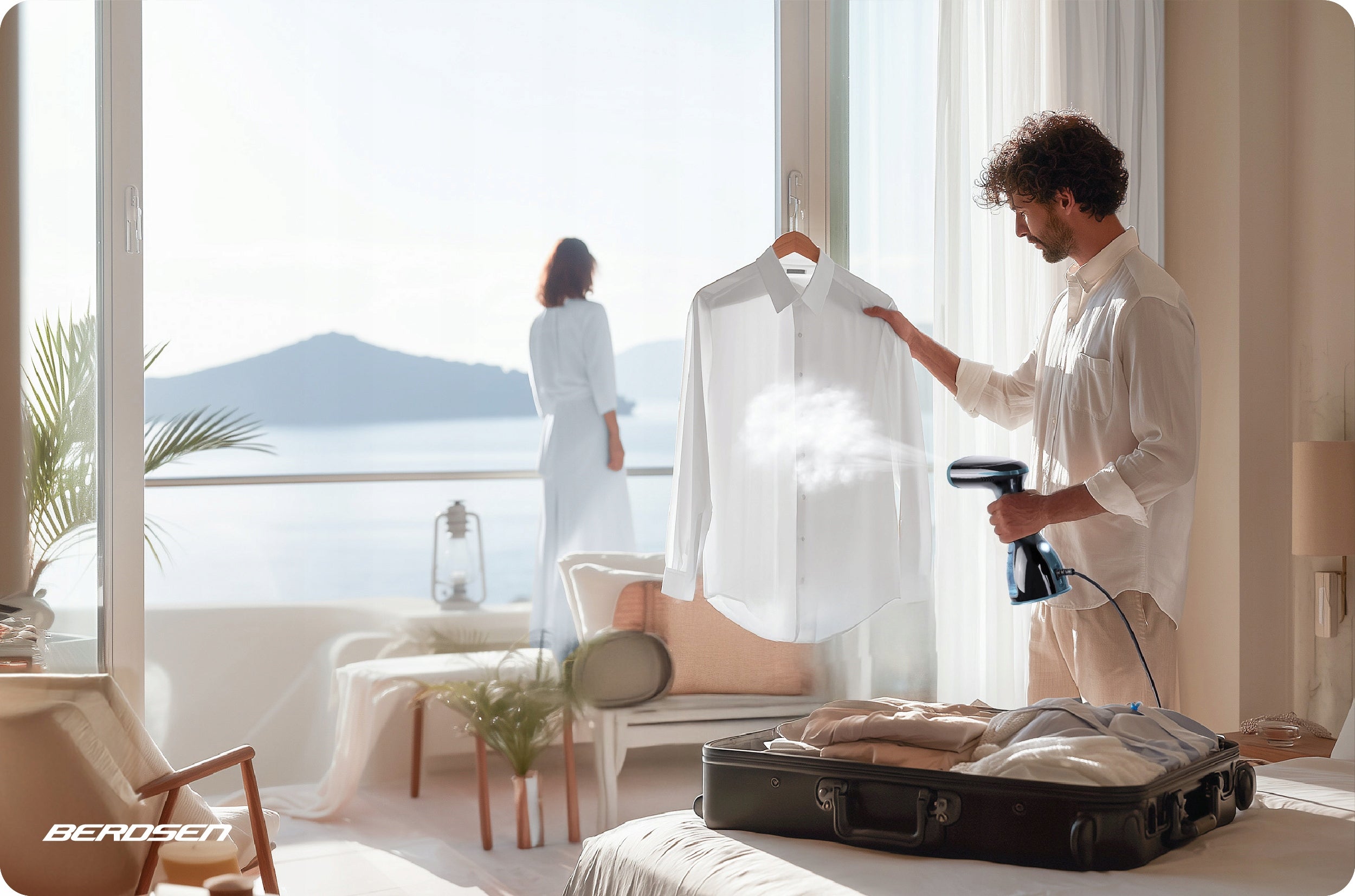 Clothes Steamer 1500W Steamer Steam Iron SET Manufacturer code 331000