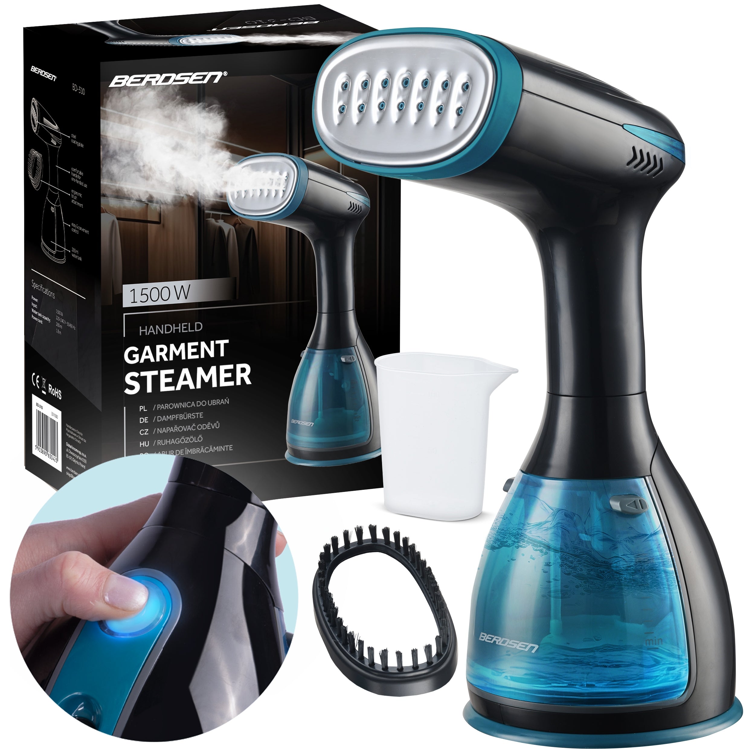 Clothes Steamer 1500W Steamer Steam Iron SET