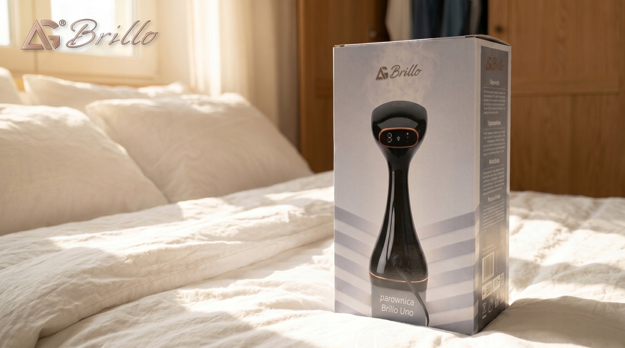 Clothes Steamer BLACK Steam Iron STEAMER 2000W Brillo Uno 50G/MIN Dominant color black