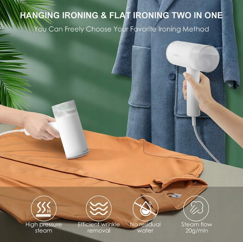 Clothes Steamer PAIPU Portable White 1200w Dominant color white