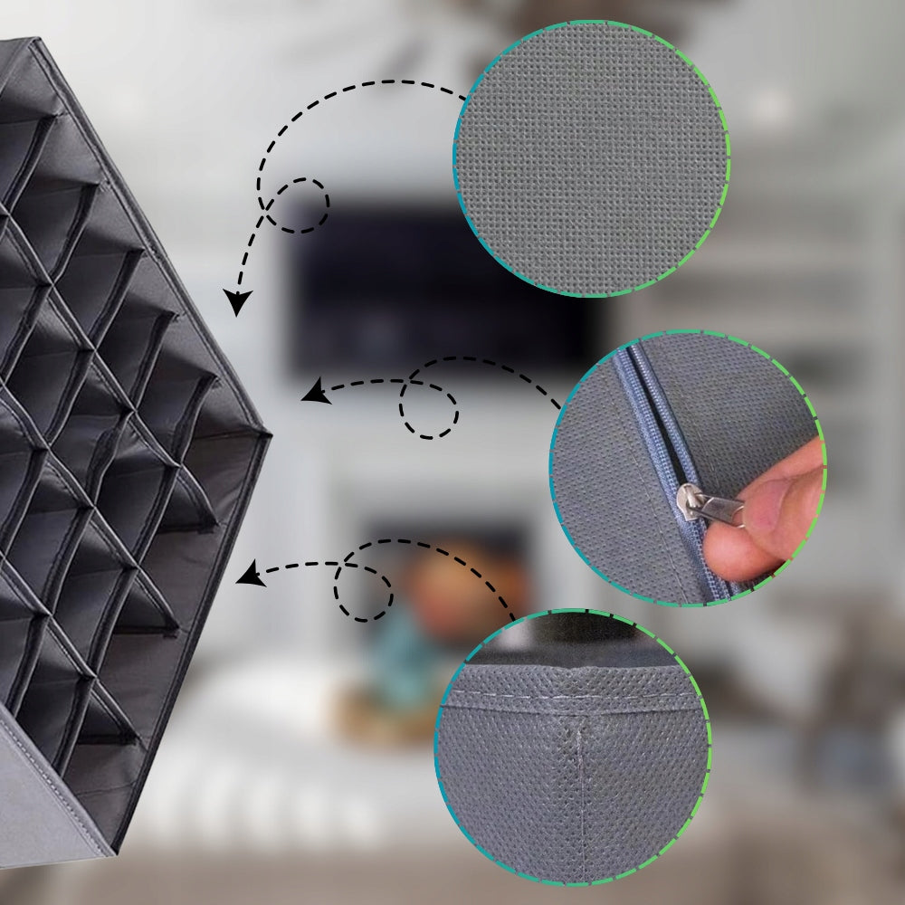 Clothes organizer closet cabinet socks panties grey roomy wardrobe Manufacturer code 5905884068069