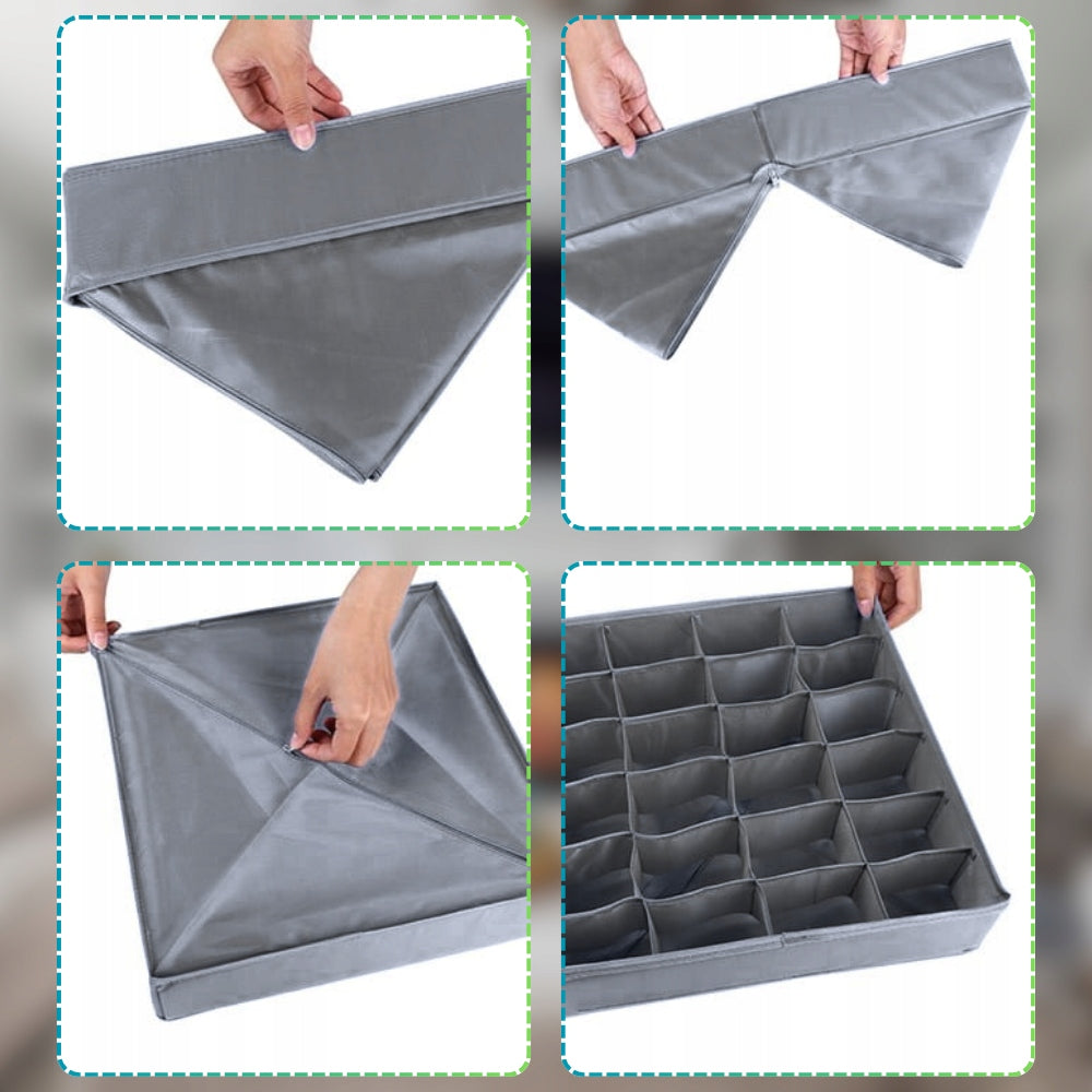 Clothes organizer closet cabinet socks panties grey roomy wardrobe Product width 33 cm