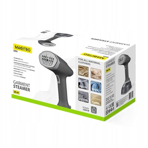 Clothes steamer 1600W MR-358 MAESTRO Product weight 1.1 kg