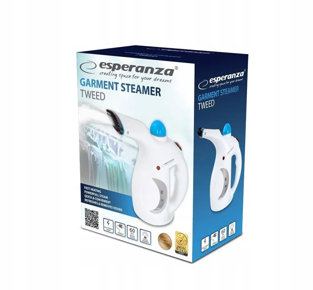 Clothes steamer Esperanza TWEED EHI006 (800W; white) Model TWEED