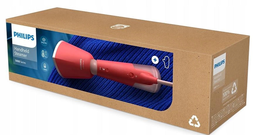 Clothes steamer PHILIPS STH5020/40 Series 5000 Red 1400 W, 0.24 g/mi Power 1400 W
