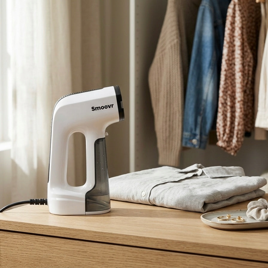 Clothes steamer Smoovr 1300W fabric suction 2500Pa travel Steamer Water tank capacity 160 ml