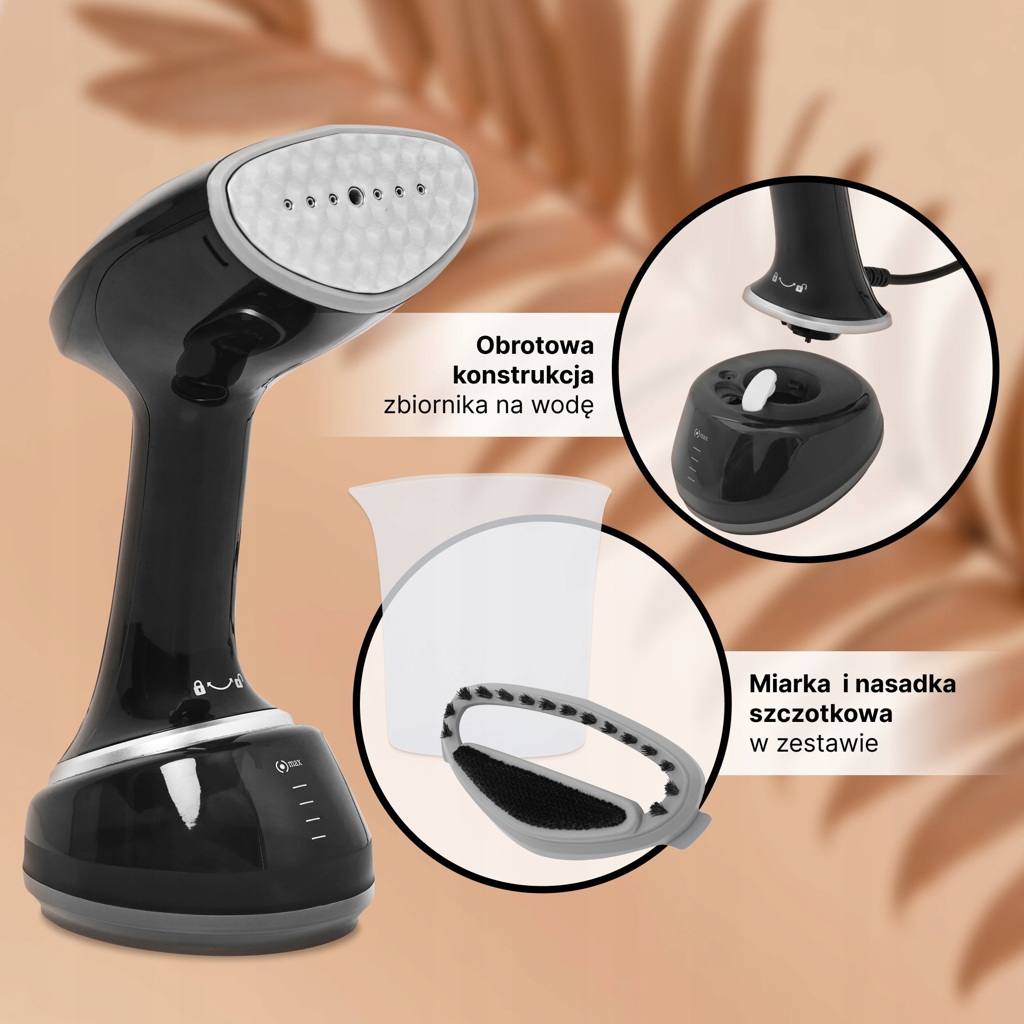 Clothes steamer /Steamer MAGIO 1700W – manual, 40 g/min, auto-off, 350ml Water tank capacity 350 ml