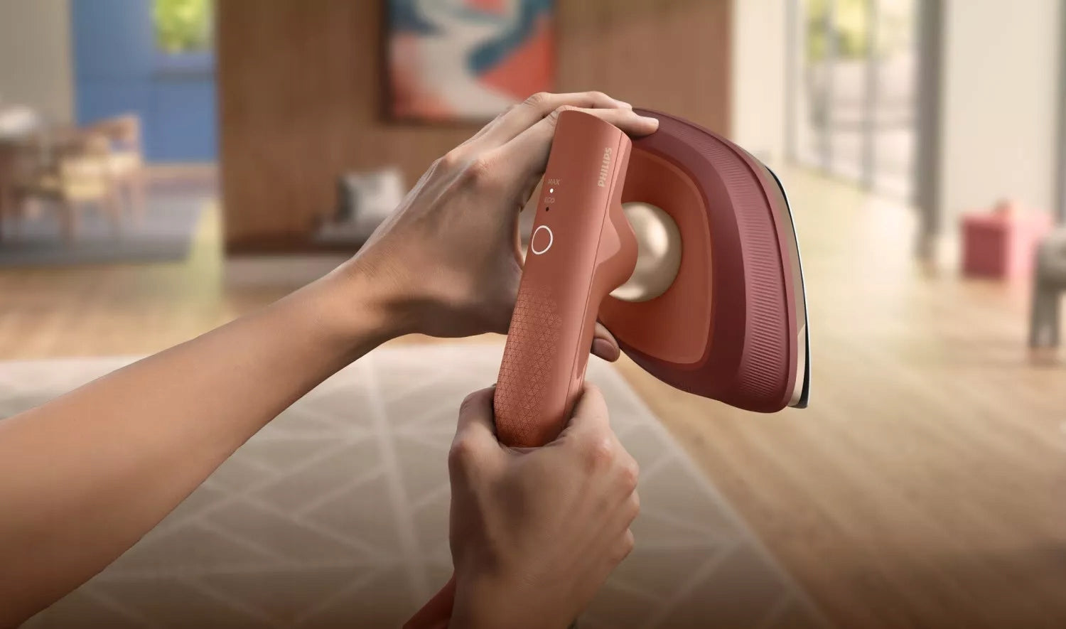 Clothes steamer (Steamer) PHILIPS OneTurn GC213/50 Dominant color brown