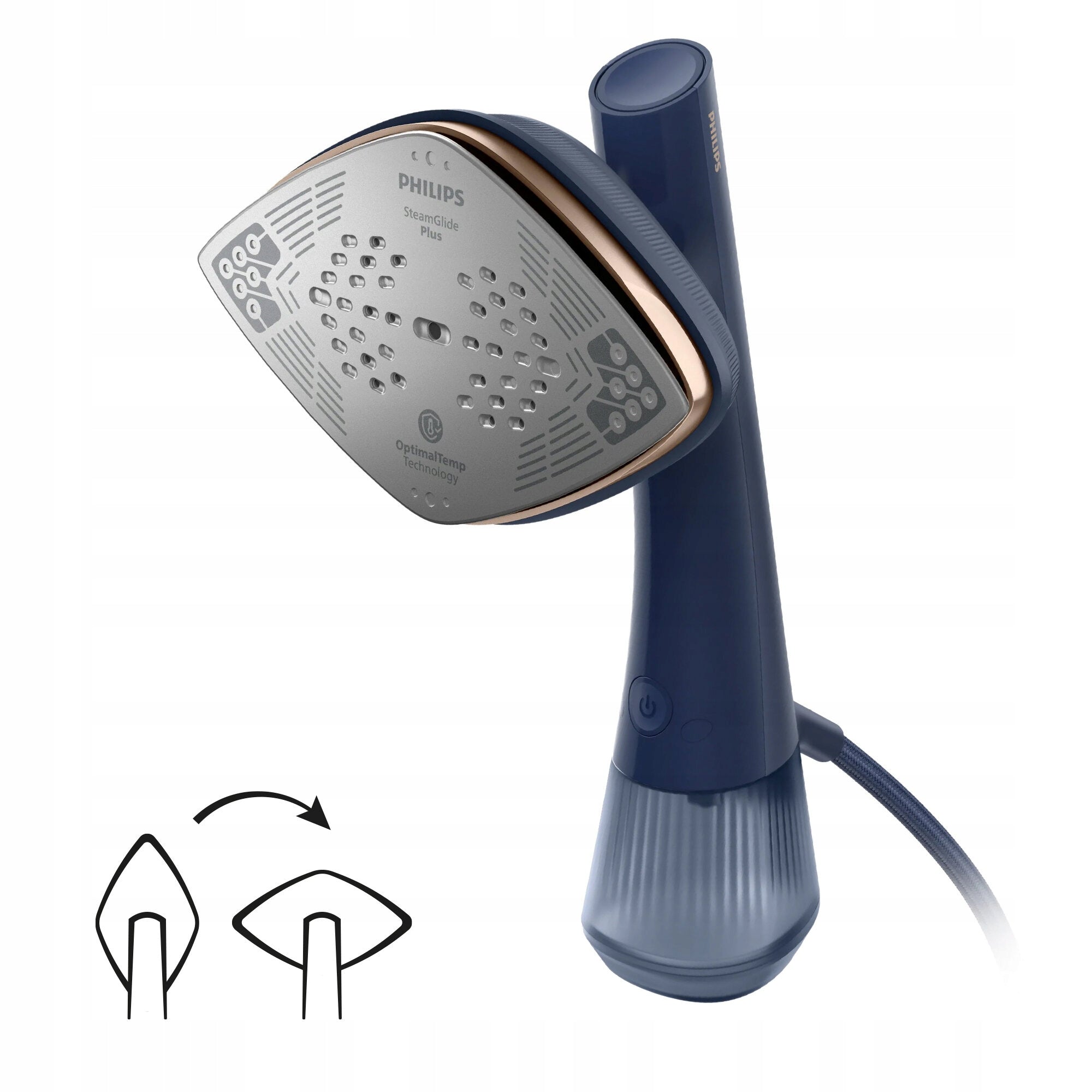 Clothes steamer (Steamer) PHILIPS OneTurn GC215/20 Dominant color blue