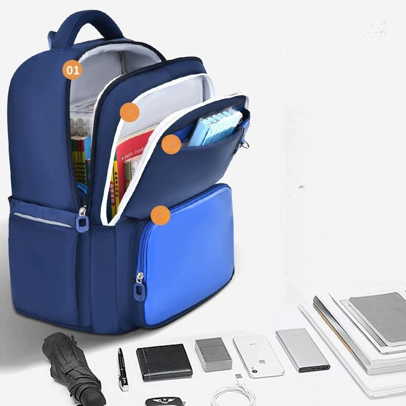 Cloud Backpack For Students 5-6 Grade Middle School Blue Lightweight Resistant Brand no brand