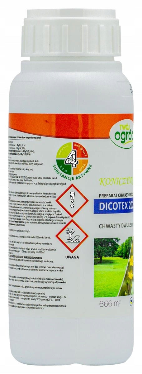 Clover Dicotex 202 SL 500 ml for weeds Twój Ogród Packaging status original