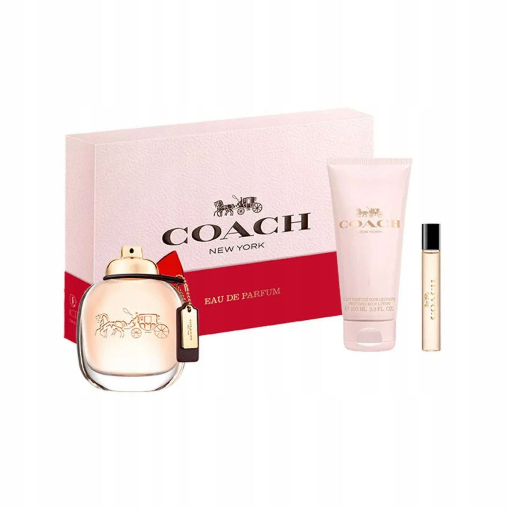 Coach New York For Women 90+7,ml EDP + Body Lotion Set For Women
