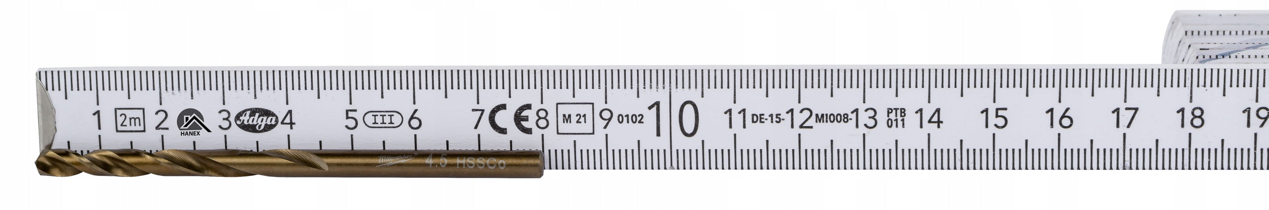 Cobalt Metal Drill Bit 4,5 mm 1 pc Stainless Steel Milwaukee Cobalt Packaging status original