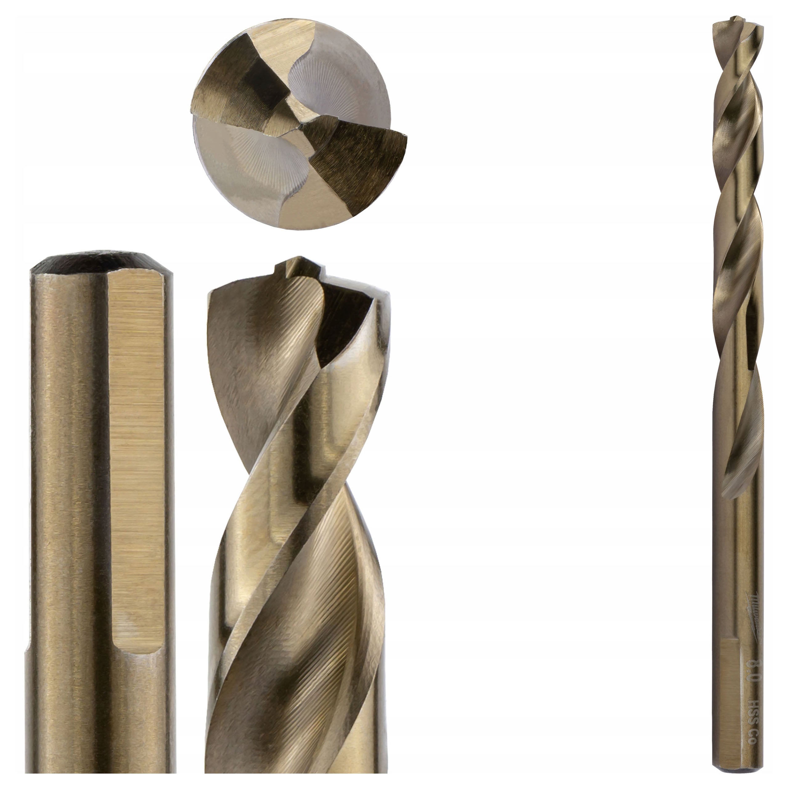 Cobalt Metal Drill Bit 8 mm 1 Pack Stainless Steel Milwaukee Cobalt