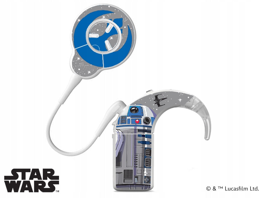 Cochlear NUCLEUS 8 Speech Processor Skin / Stickers - Star Wars - R2D2