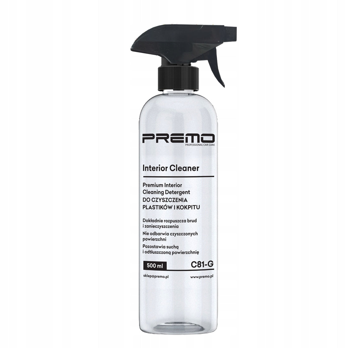 Cockpit and Plastic Cleaner PREMO Interior Cleaner 500 ml