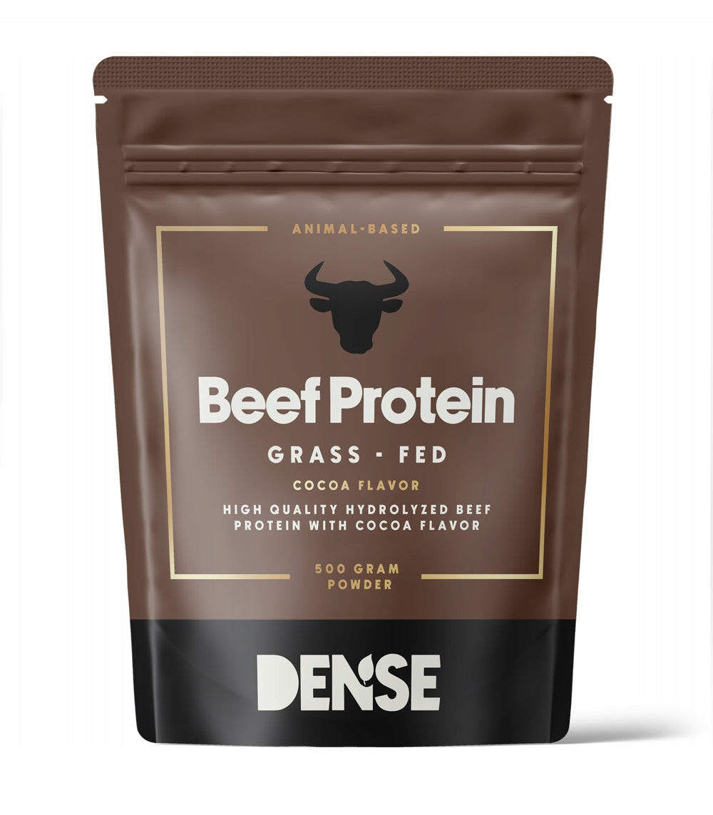 Cocoa Beef Protein from Grass-Fed Cows 500 gr. Dense
