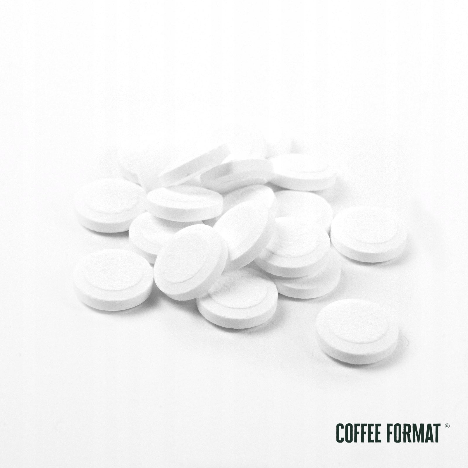 Coffee Format 10x2,5g Universal Tablets for Cleaning Espresso Machines Packaging status original