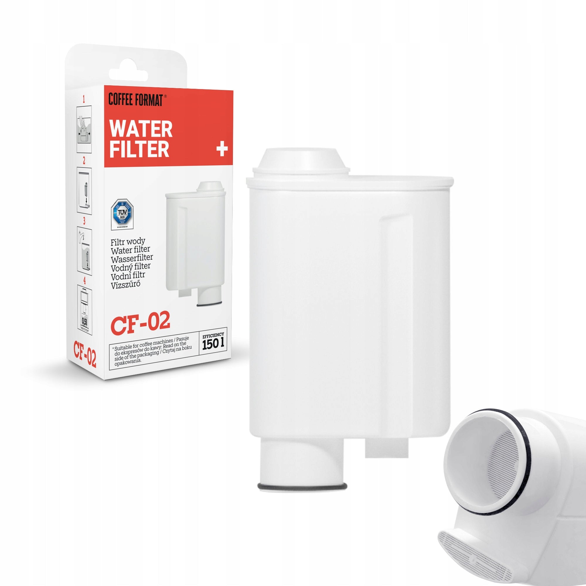 Coffee Format CF-02 Replacement filters Saeco BRITA Intenza+ CA6702/00 CA6702