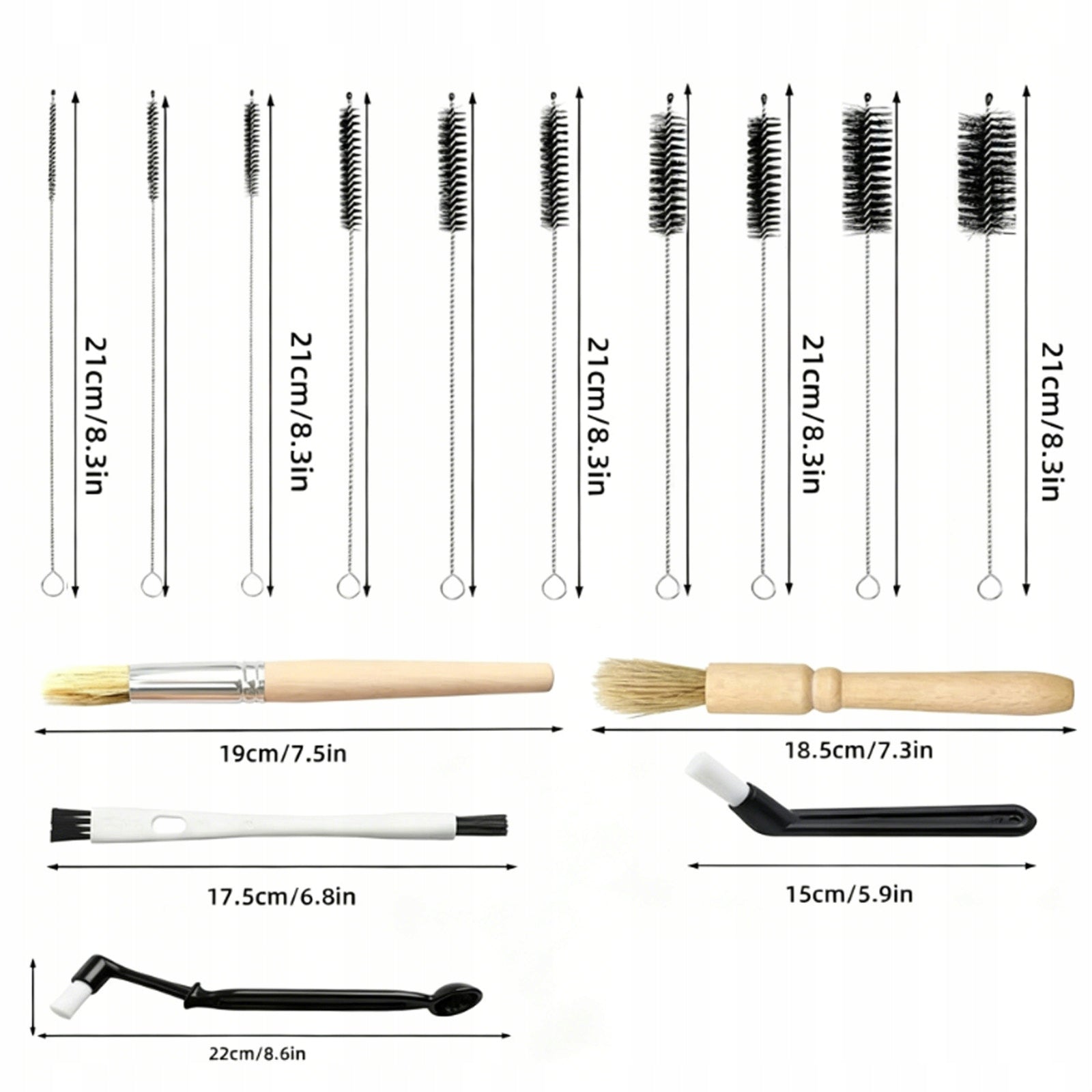 Coffee Maker Cleaning Kit 15pcs Large Cleaning Brushes Manufacturer code Bomevarica0048