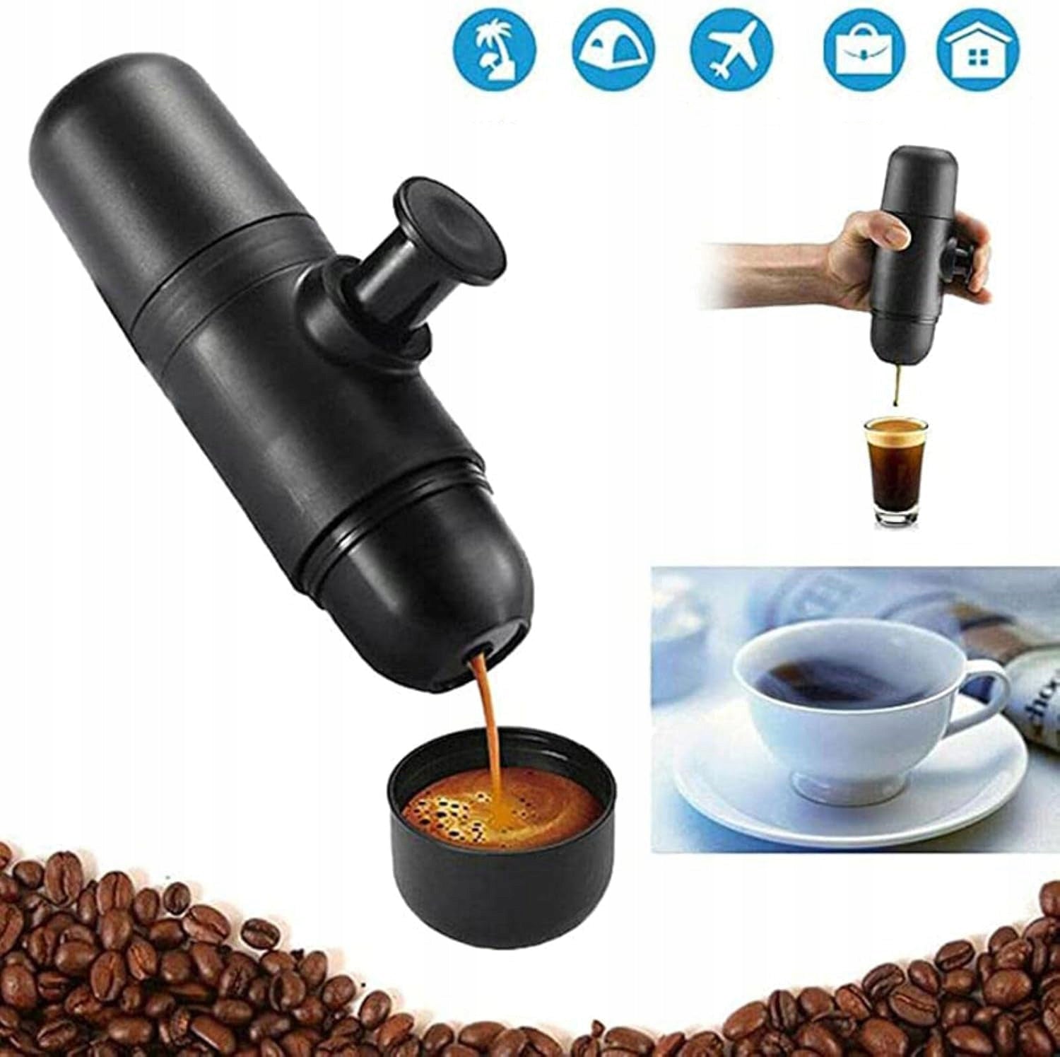 Coffee Maker Handheld Portable Travel Comfortable Durable Practical EAN (GTIN) 6214174059892