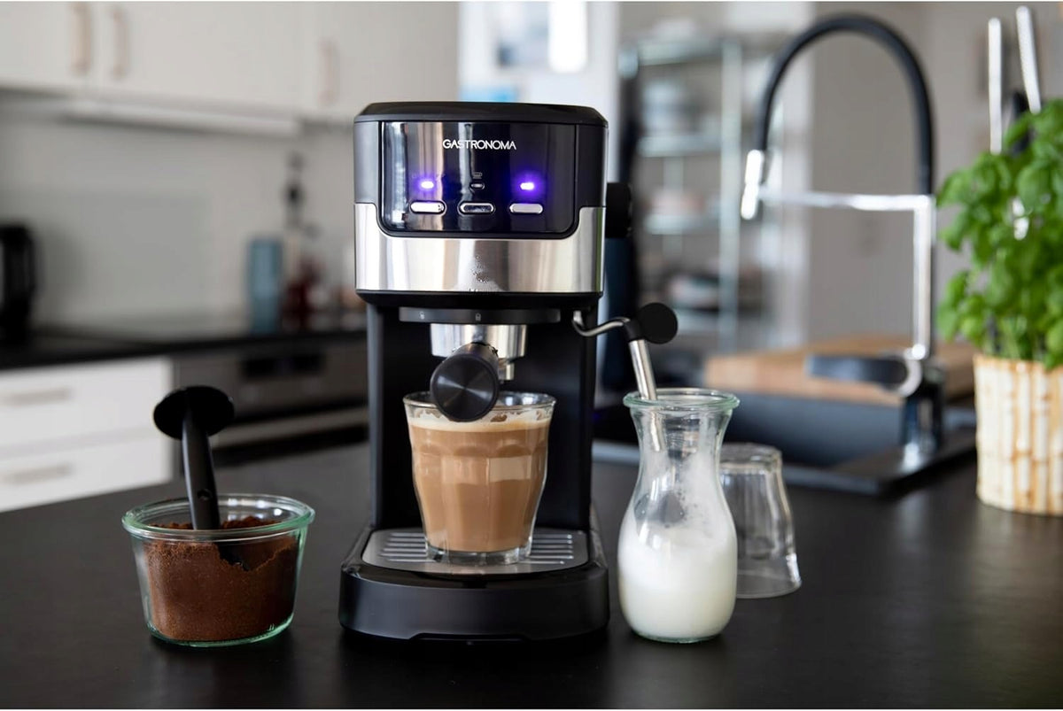 Coffee Maker Pressure Flask With Foamer 1100W 15 BAR GASTRONOMA Brand no brand