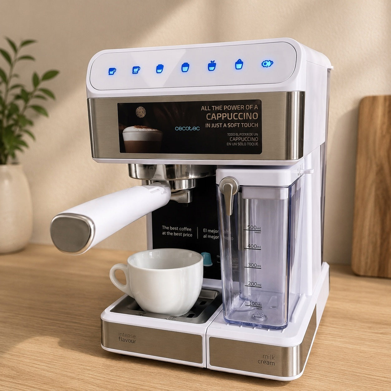 Coffee Maker Semi-Automatic Power Instant-ccino 20 Touch Unique Brand Cecotec