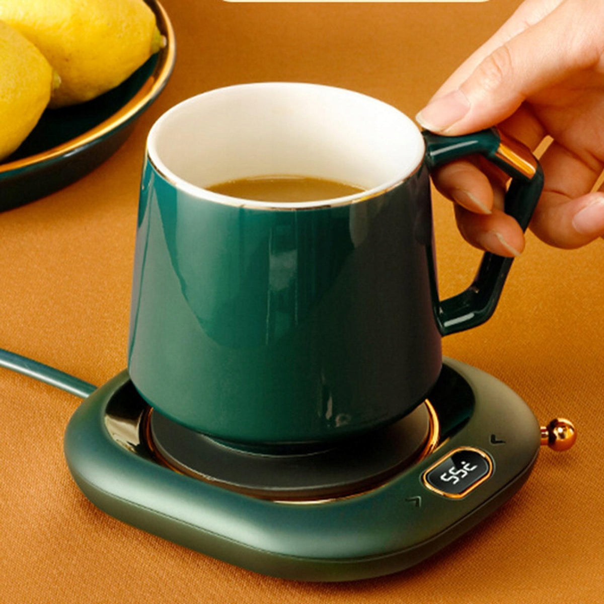 Coffee Mug Warmer coffee warmer home office Green Brand no brand