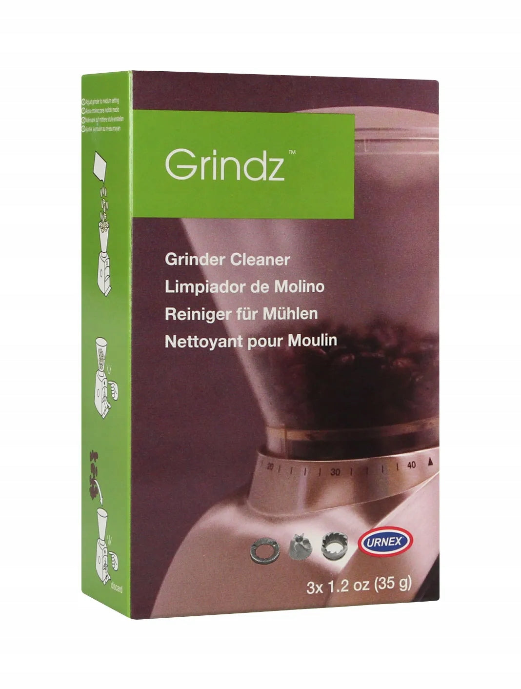 Coffee grinder cleaner Urnex 3x35g