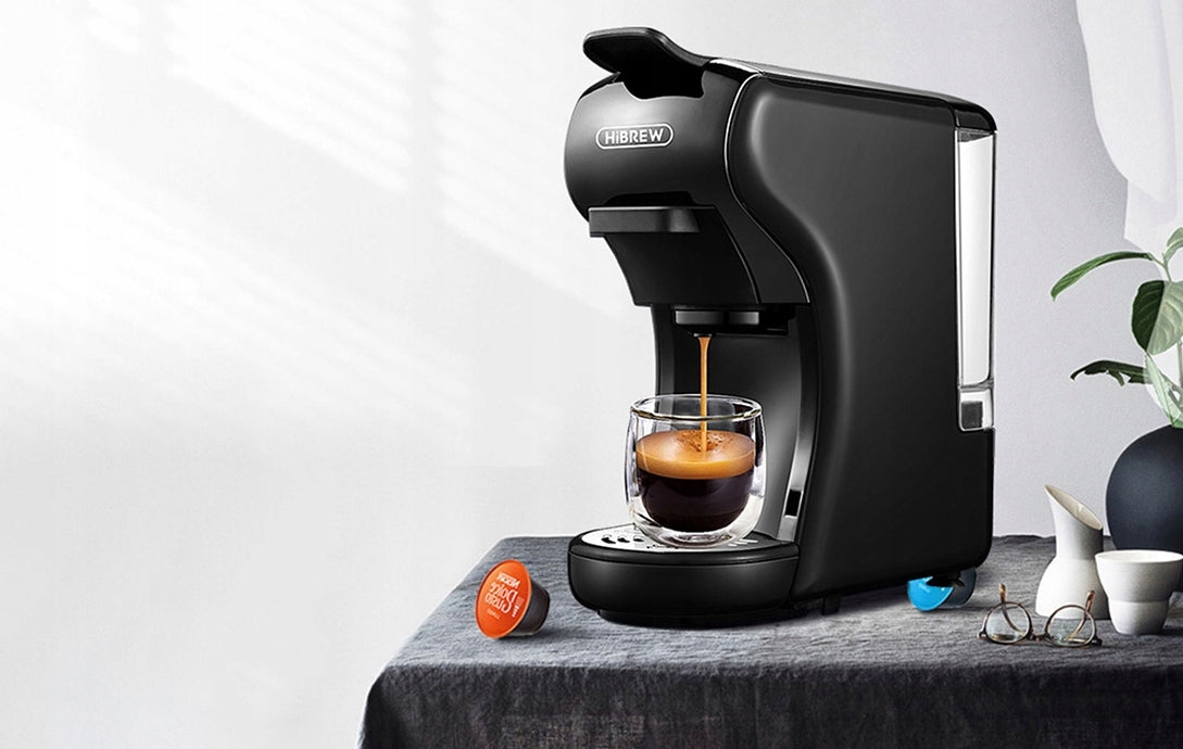 Coffee machine HIBREW H1A 4in1 19BAR Nespresso Dolce Gusto ESE Brand HiBREW