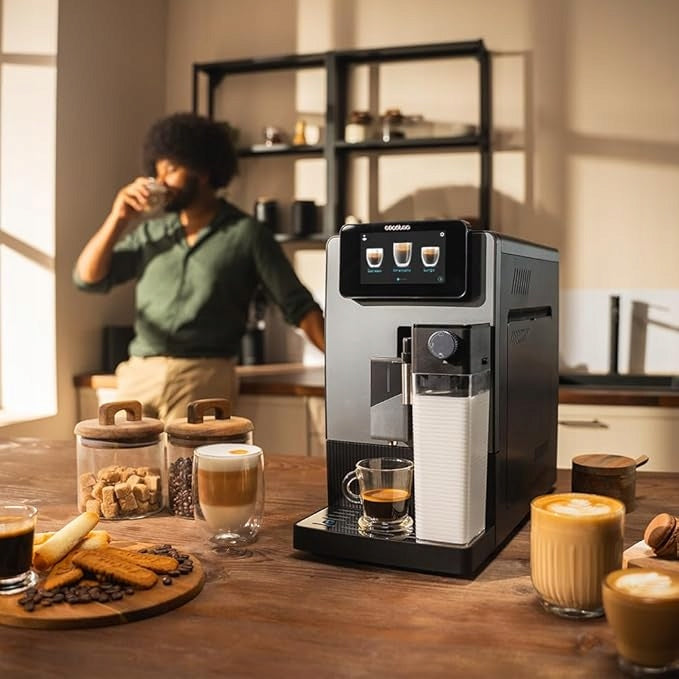 Coffee maker with grinder Cecotec Cremmaet Latte Touch milk frother Brand Cecotec