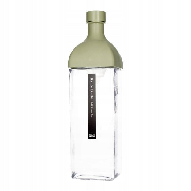Cold Brew Tea Filter Bottle Hario Ka-Ku 1,2l Green
