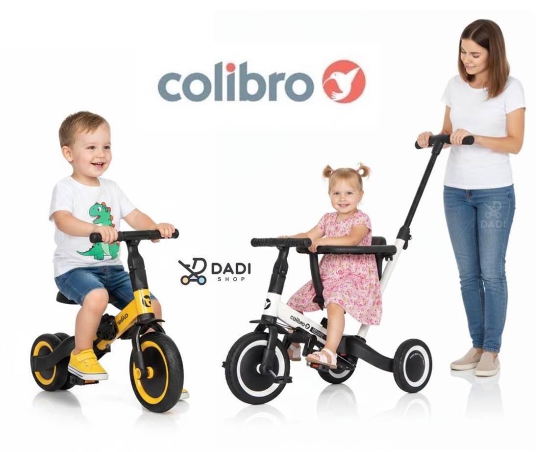 Colibro Tremix UP 6in1| Children's tricycle | running BANANA Color orange gold yellow
