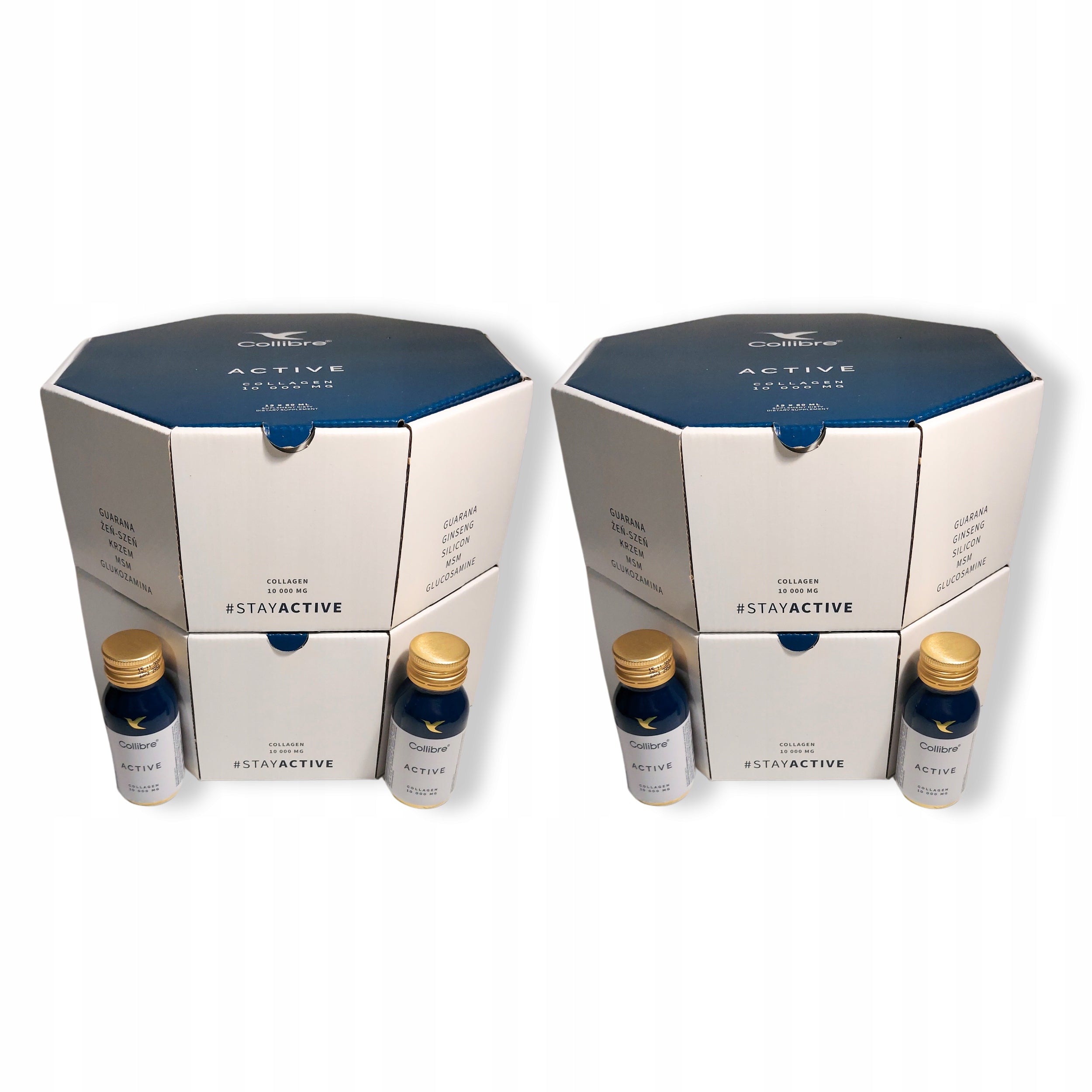 Collagen 10g liquid joint supplement and muscles Collibre Active 30pcs of 60ml EAN (GTIN) 5903858990309