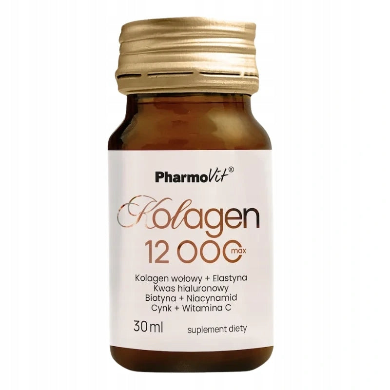 Collagen 12000 Max shot gluten-free biotin vitamin C Pharmovit 1pcs 30ml