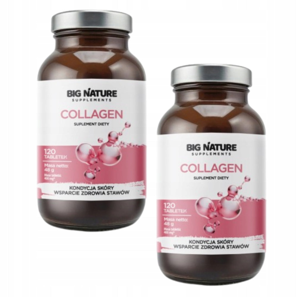 Collagen 48g Big Nature Tablets 120 Pack x 2 EAN (GTIN) 5905745621532