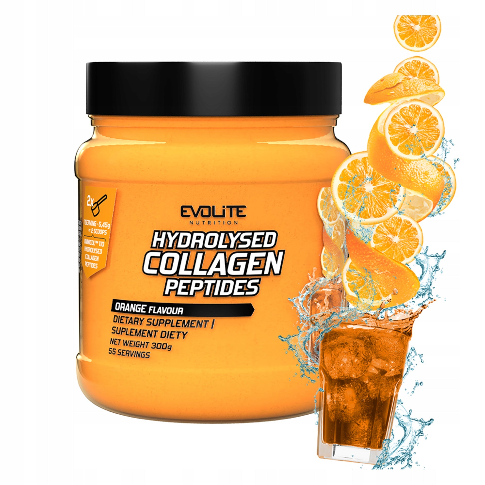 Collagen Evolite Nutrition 300 g orange Brand Evolite Nutrition