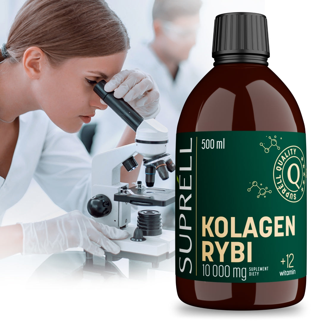 Collagen FISH liquid joint supplement Hair Skin 10000 mg SEA 12 Vitamins 500ml Brand SUPRÉLL