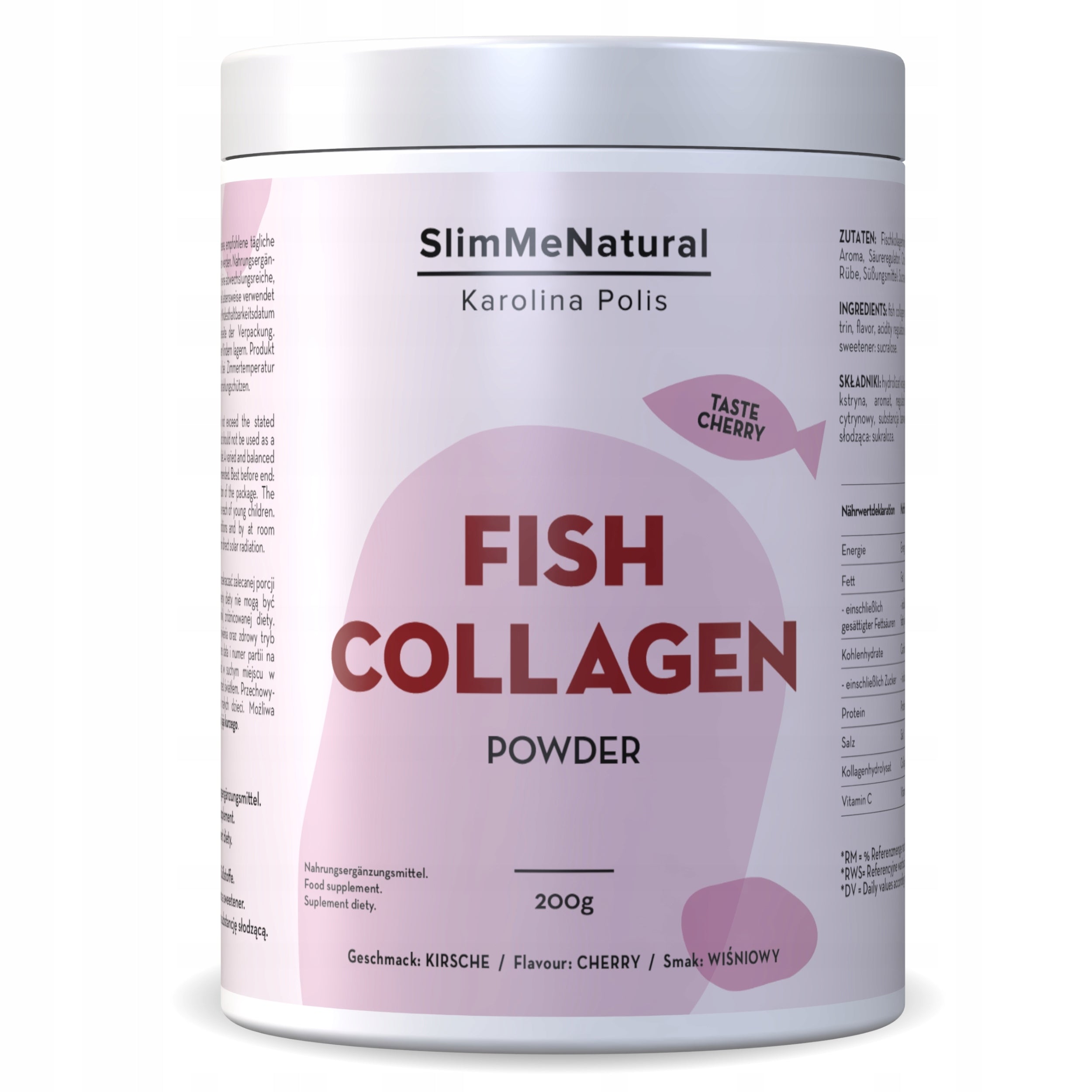 Collagen Fish Drinking Hair Nails Cera Joints Vitamin C Premium 200g EAN (GTIN) 5906970593007