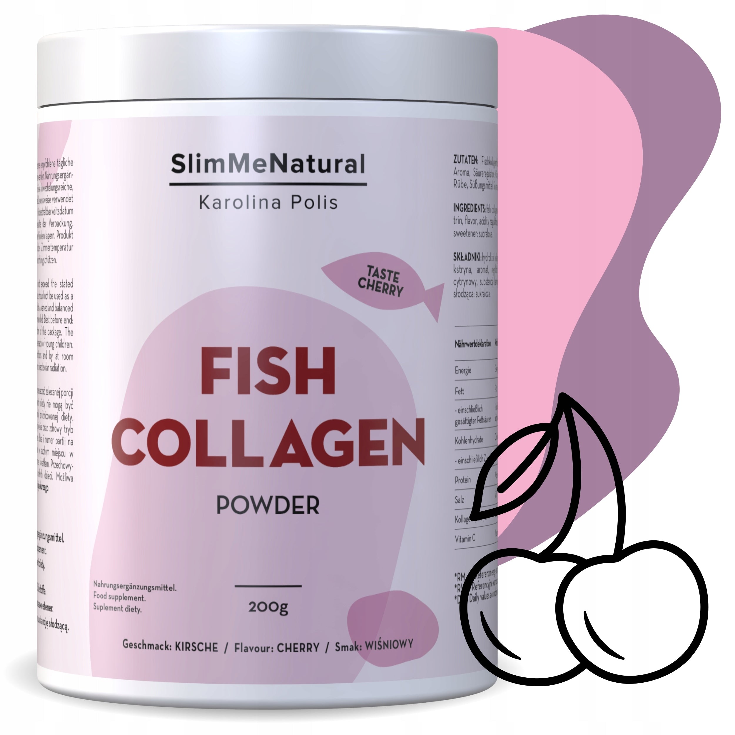 Collagen Fish Drinking Hair Nails Cera Joints Vitamin C Premium 200g