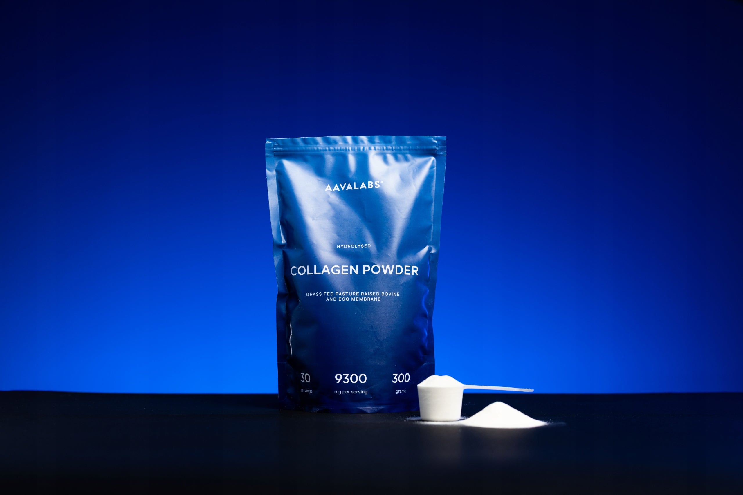 Collagen Powder 300 g Strong Hydrolyzate Membrane Egg Grass-Fed Aavalabs Packaging status original