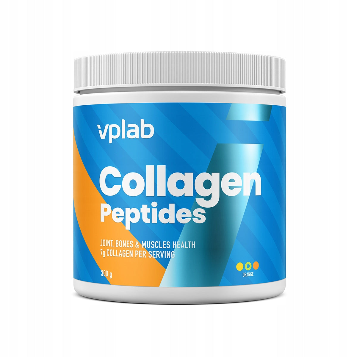 Collagen Powder VPlab 300g Orange Flavour 30 Portions Vitamin C + Magnesium