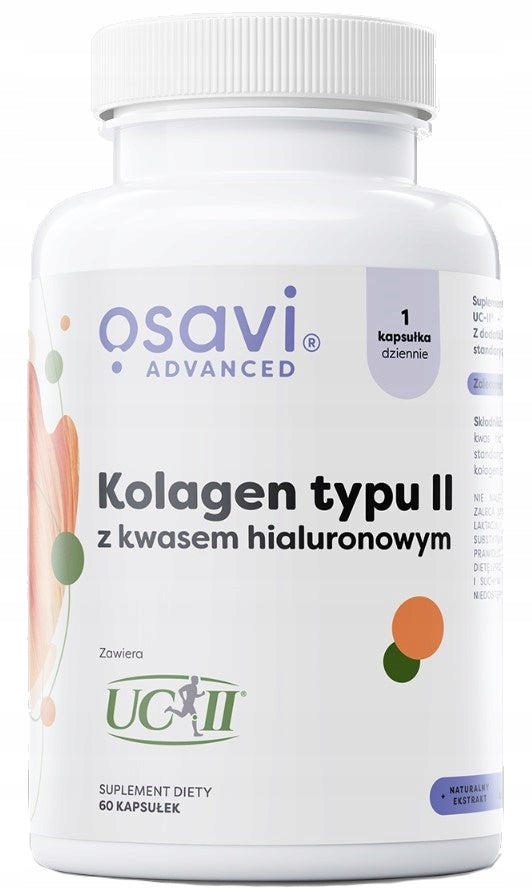 Collagen Type II UC-II Wild Rose Hyaluronic Acid 60 capsules Osavi Medical device no