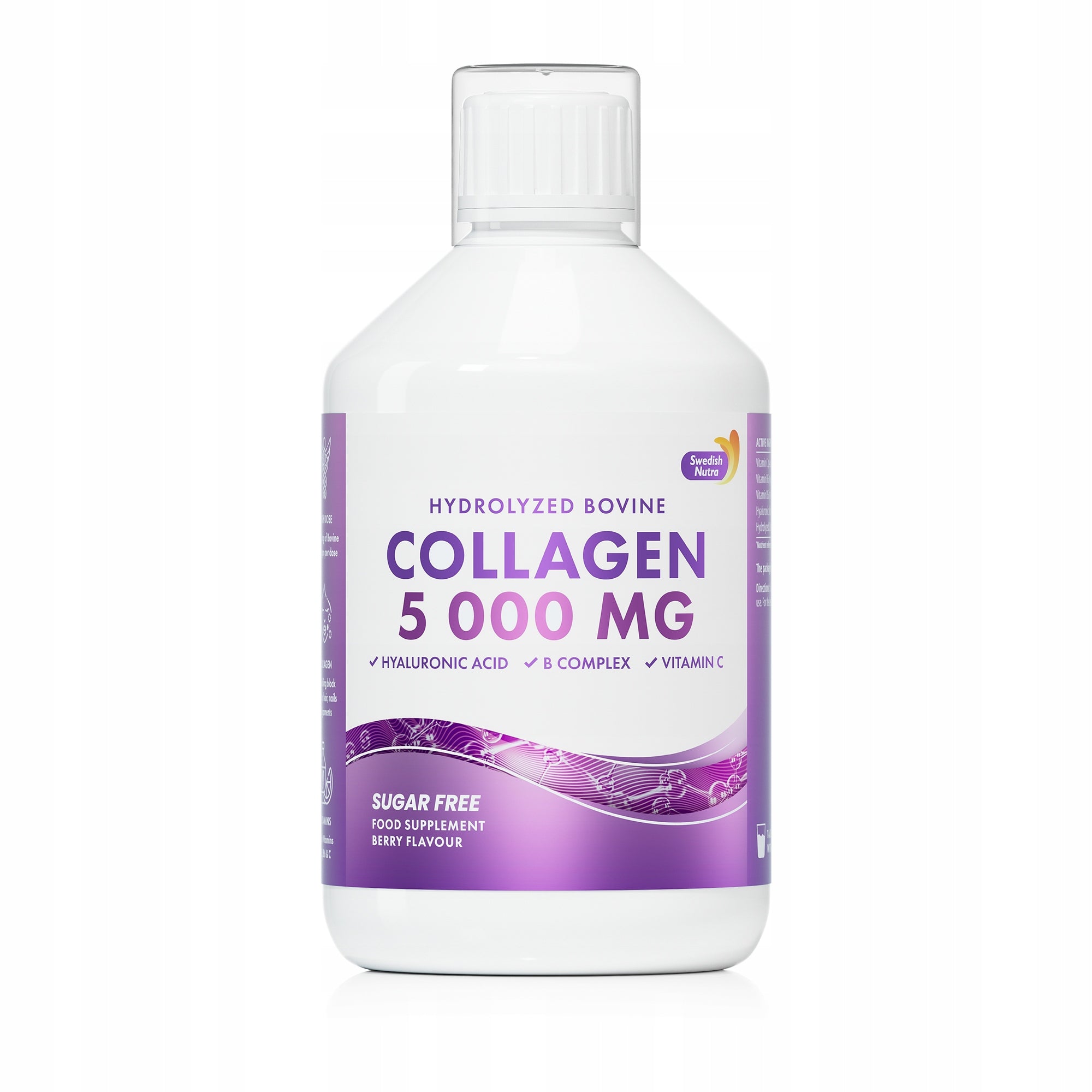 Collagen for drinking 5000mg Swedish Nutra 500 ml gluten-free without sugar